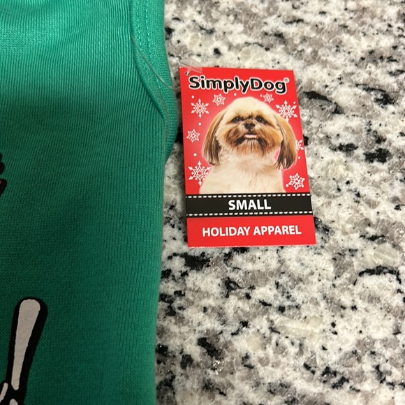 - Simply Dog Holiday Hooded Dog Sweater Small - Picture 4 of 13
